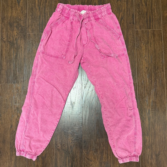 Anthropologie Pants - ANTHROPOLOGY WASHED WINE COLOR JOGGER PANTS